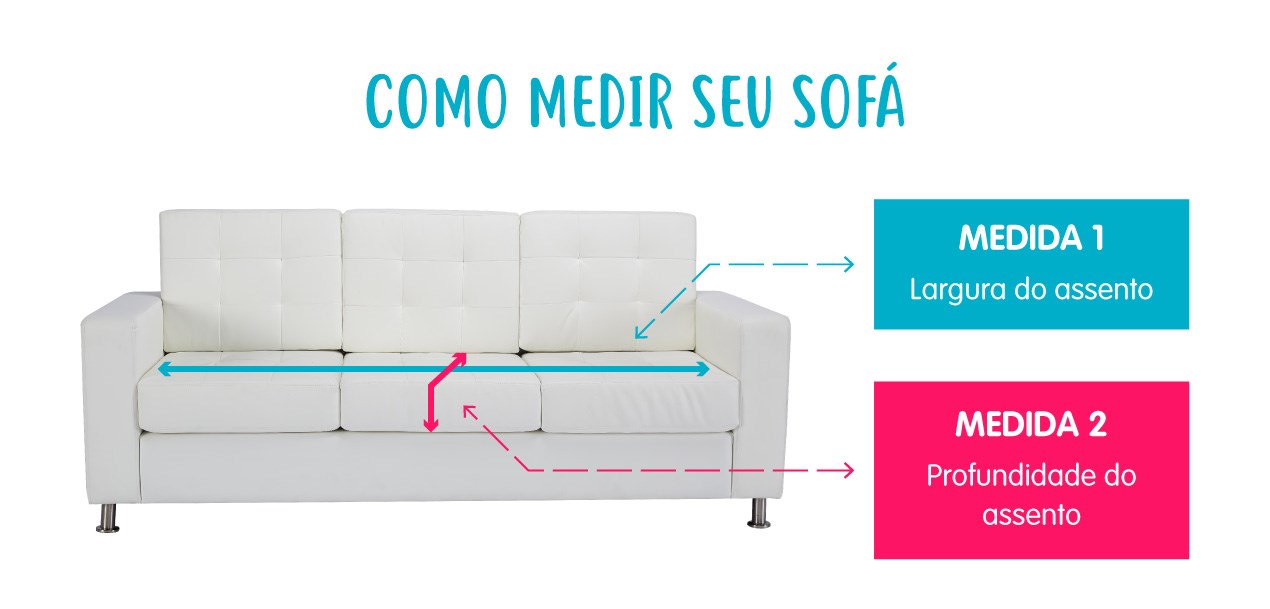 dicas informativas de como medir o tamanho do sofá